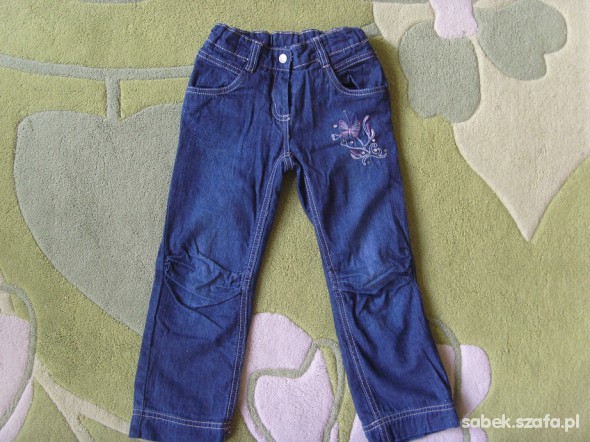 spodnie jeansowe ocieplane