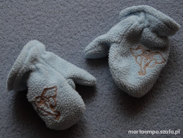 rękawiczki do 3 mca dla noworodka