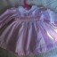 Różowa sztruksowa sukienka 62 68 dla księżniczki