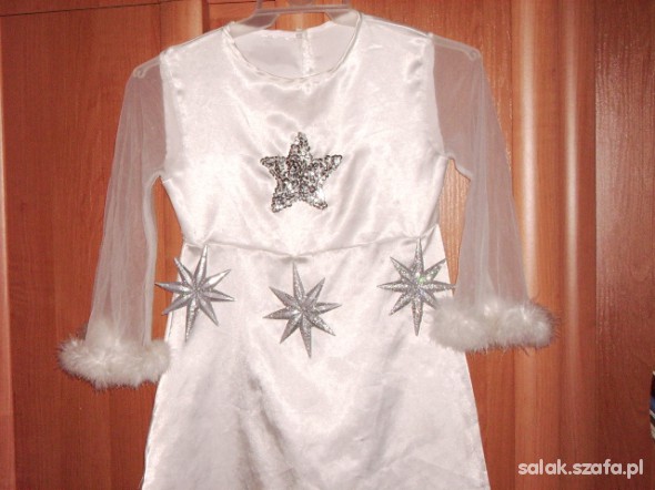 sukieneczka śnieżynki lub anioła 5 lat