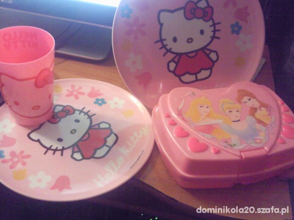 hello kitty i inne zestaw sniadaniowy nowy