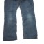 Granatowe spodnie jeansowe 134