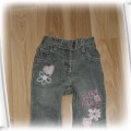 Spodnie Jeansowe Next 6 9m śliczne
