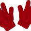 Rękawiczki czerwone 4 do 7lat