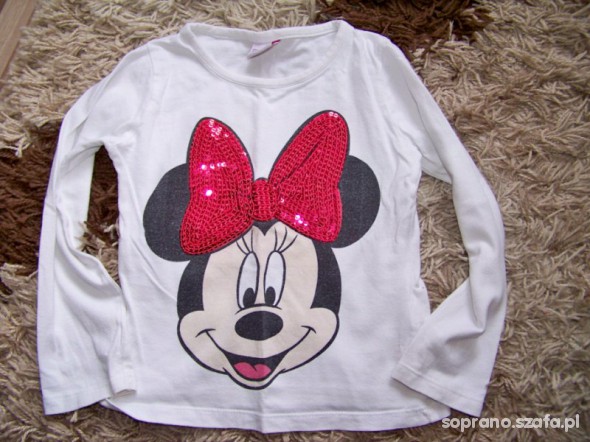 Bluzeczka Myszka Minnie 2 do 3 lata cekiny Disney