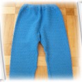 Niebieskie spodnie getry
