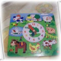 Puzzle drewniane farma
