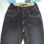 Spodnie granatowy jeans RESERVED 98 idealny stan