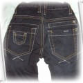 Spodnie granatowy jeans RESERVED 98 idealny stan