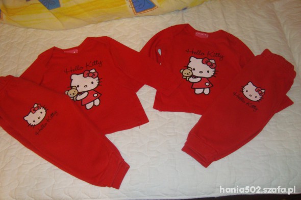 Hello Kitty 2 komplety dla bliźniaczek