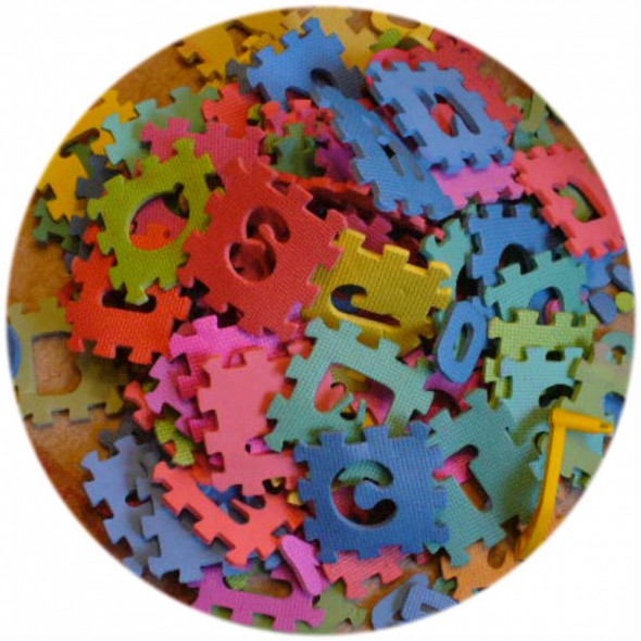 Puzzle piankowe 72 sztuk 13cmx13cm