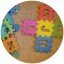 Puzzle piankowe 72 sztuk 13cmx13cm