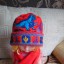 czapka i szalik z dinozaurami na 2 lata