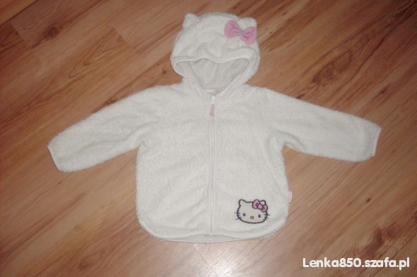 Śliczna bluza kurteczka Hello Kitty r 86 12 18 m