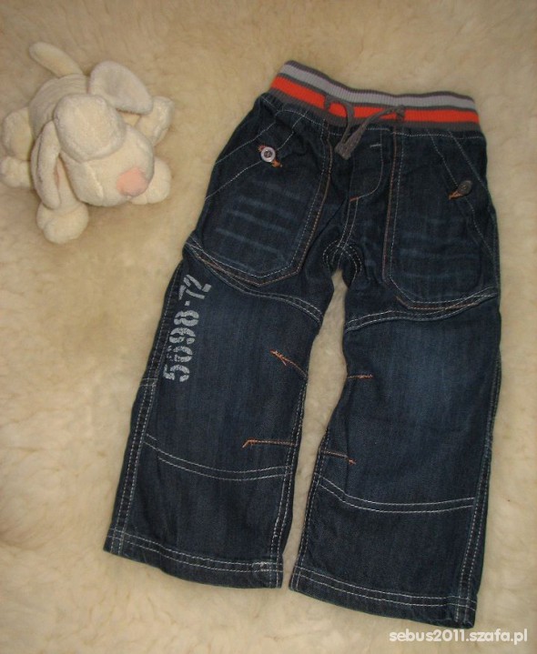 Spodnie Jeans Guma 2 lata