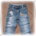 spodnie dżinsy NEXT 110cm super modne jeans