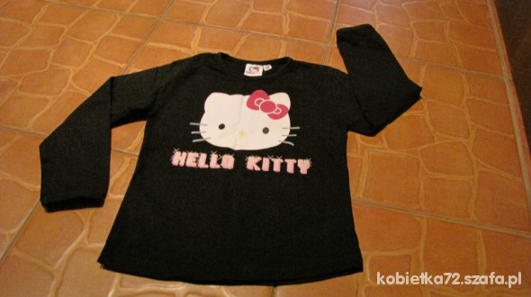 czarna bluzeczka hello kitty