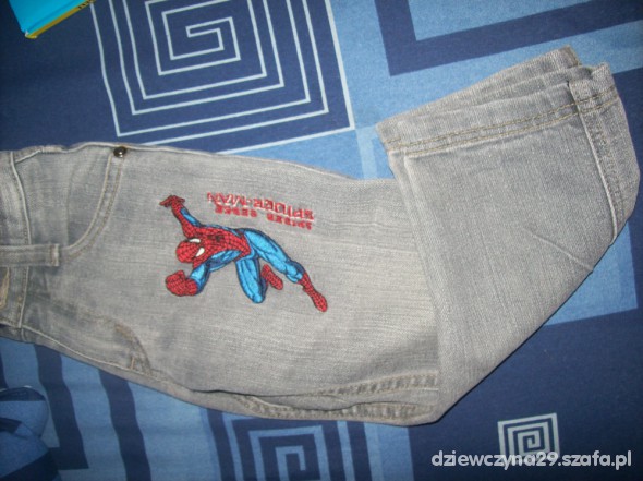 Jeansy spiderman