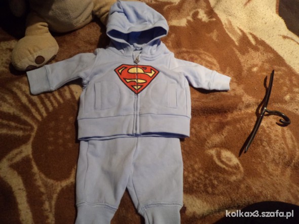 dresiki supermen dla niemowlaka