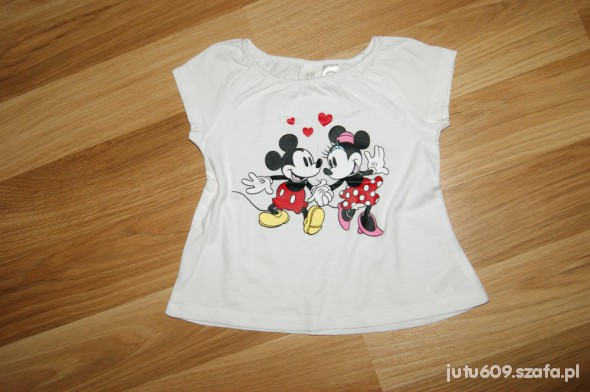 HM Bluzka Minnie Miki 86 92 Gratis