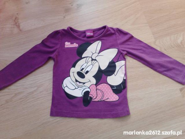 86 92 bluzeczka minnie disney