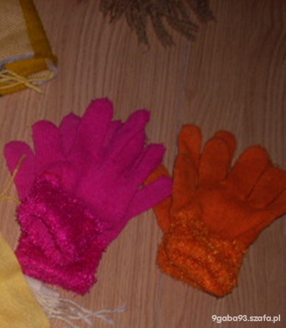 2 pary rękawiczek