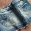 Spodniczka jeans mini sweterek dlugi h&m