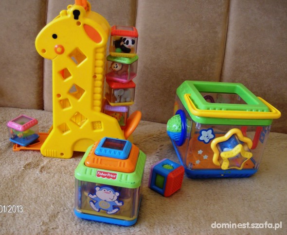 FISHER PRICE piramidka plus muzyczny sorter