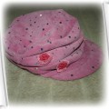 różowa czapka z daszkiem r 56 na wiosnę