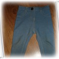 Legginsy jak jeansy NEXT 9 12 msc niebieskie