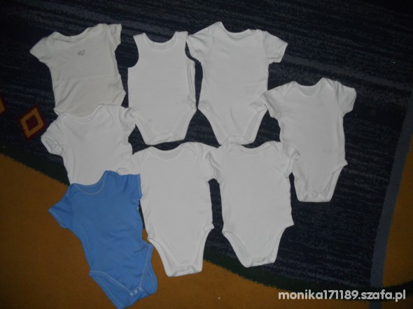 11 sztuk zestaw body na 86 do 98