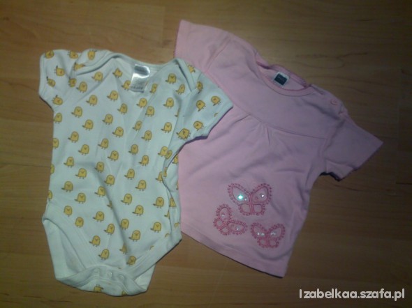 różowa koszulka z motylkami ibody gratis