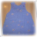 Fioletowa sukienka sztruksowa ADAMS 3 6mcy
