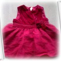 Różowa sukienka balowa h&m