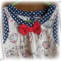 Ladybird sukienka w parasolki i torebki 104 do 110