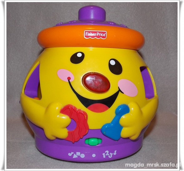 Garnuszek na klocuszek Fisher Price