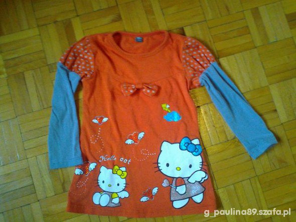 HELLO KITTY ZARA ŚLICZNA BLUZECZKA TUNIKA