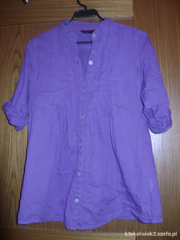fioletowa koszula dziewczęca 152 cm