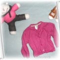 Sweterek różowy dla dziewczynki 68cm