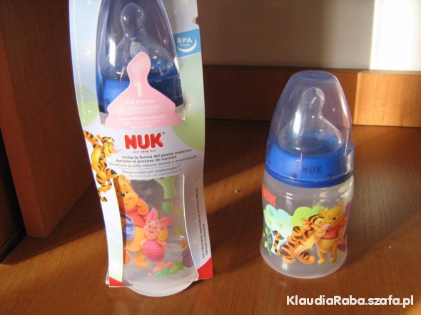 Zestaw nowych butelek NUK dla dziecka
