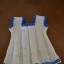 Biało niebieska sukieneczka