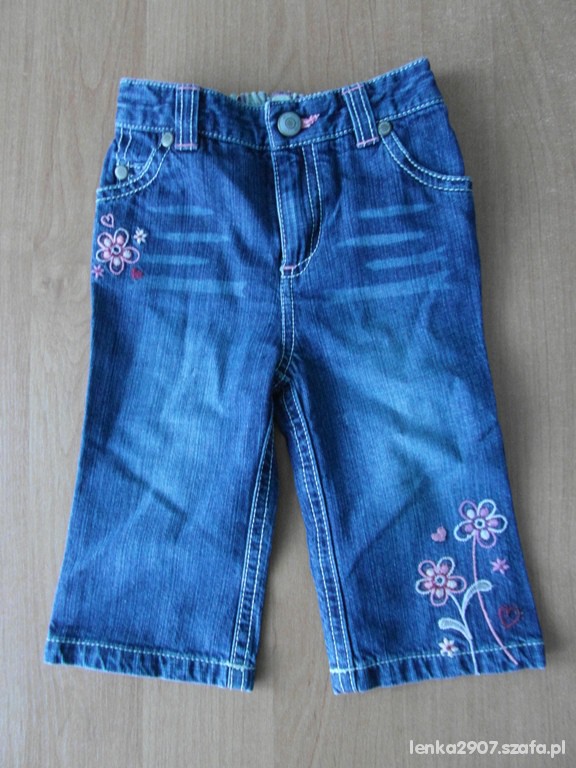 spodnie jeansy 86