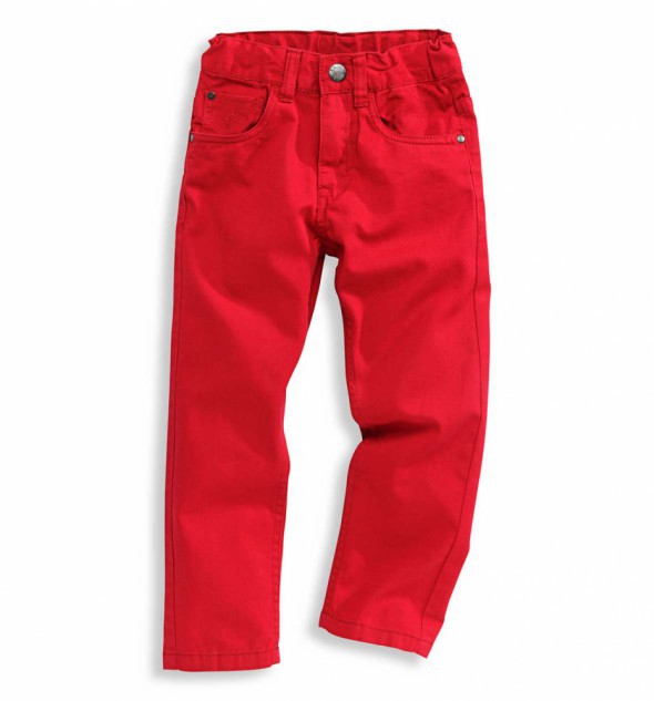 Spodnie kolorowe Czerwone Niebieskie 92 98