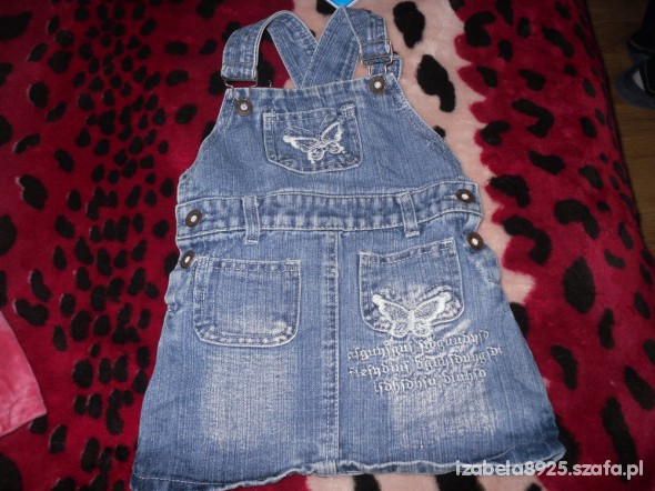 fajna spódniczka na szelkach