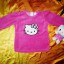Śliczny różowy dresik Hello Kitty H&M 86