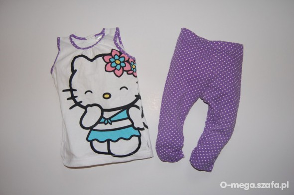 H&M tunika i legginsy Hello Kitty 80 cm