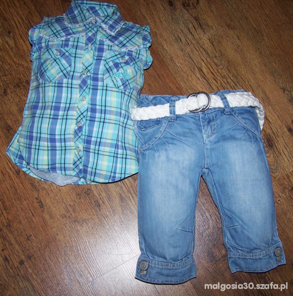 92 l 98 SPODNIE I KOSZULA ŁADNE