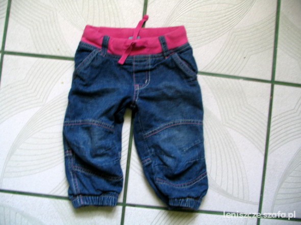 ocieplane dzinsy DENIM na 9 d 12 m