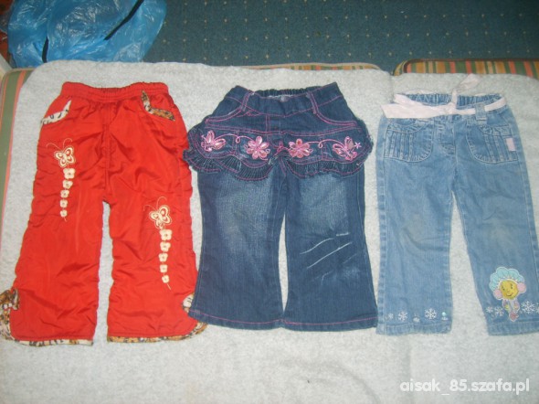 spodnie dla dziewczynki