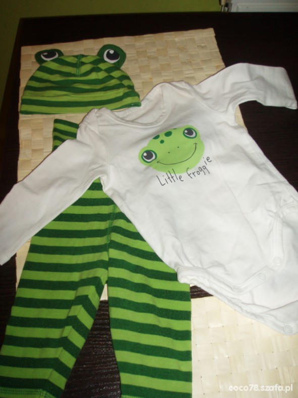 Komplecik żabka H&M